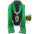 Luxurious Summer Chiffon Scarf With Water Drop Pendant And Tassels