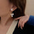 Luxurious Women's Rhinestone Tassel Dangle Stud Earrings