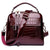 Luxury Satchel Shiny Patterned Crossbody Bag