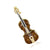 Classical Guitar and Violin Musical Instruments Brooch Pins