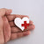 Medical Heart Shape and Stethoscope Brooch Pins
