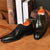 Men's Retro Classic Lace-up Vegan Leather Flat Shoes