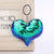 Mermaid Sequins Star And Hearts Keychain