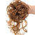 Messy Curly Hair-Bun Scrunchie Extensions