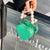 Mini Heart Shaped Cross-body Handbags with Beaded Pearl Chain Strap