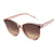 Minimalist Classic Anti-reflective Mirror Sunglasses with UV Protection
