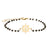 Minimalist Clover Charm with Rhinestone Beads Chain Bracelets