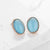 Minimalist Crystal Inlay Stud Earrings