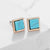 Minimalist Crystal Inlay Stud Earrings