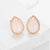 Minimalist Crystal Inlay Stud Earrings