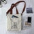 Minimalist Line Art Designed Tote Bags