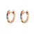Minimalist Sparkling Round Earrings