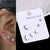 Minimalist Stainless Steel Stud Earrings Set