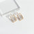 Modern Fashion Transparent Acrylic Geometric Statement Earrings