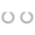Modern Luxury Oversized Thick Round Chain Hoop Earrings