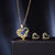 Mother's Love Pendant Necklace and Earrings Set
