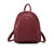 Multi-Function Mini Student Backpack Vegan Leather Shoulder Bags