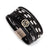 Multi-Layer Bohemian Beads and Snake Pattern Vegan Leather Bracelets