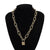 Multi Layer Chain and Lock Fashion Necklace