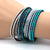 Multi-Layer Colored Rhinestone Beads Wrap Bracelets