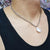 Multi Layer Pearl and Heart Pendant Chain Necklaces
