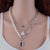 Multi-Layered Pearl, Lock and Heart Necklaces