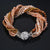Multi Strands Rhinestone Beads Wrap Bracelet
