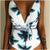 Multi-Strap Style One Piece Swimsuit