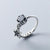 Multi-Style Vintage Silver Fashion Opening Rings Collection