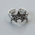 Multi-Style Vintage Silver Fashion Opening Rings Collection