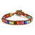 Multi-color Chakra Square Beaded Bracelet
