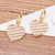 Multi-color Cute and Romantic Rhinestone Adorned Enamel Heart Drop Earrings