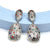 Multi-color Inlaid Rhinestones Statement Earrings