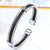 Multi-color Stainless Steel Cable Bangle Cuff Bracelets