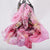 Multi-function Extravagant Pure Silk Vibrant Floral Long Scarves