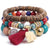 Multi-layered Charm Bracelets With Tassels