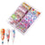 Multi-style Colorful Flower and Galaxy Nail Art Foil Sticker Decoration Set