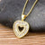 Multi-style Colorful Zircon Adorned Heart Pendant Necklaces