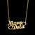 Multi-style Custom and Personalized Name Pendant Necklace