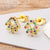 Multi-style Cute Rainbow Zircon Heart Stud Earrings