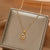 Multi-style Zircon Bejeweled Pendant Necklaces