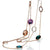 Multicolor Cubic Zircon Long Chain Necklace