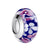 Multicolor Floral Murano Glass Charm Beads