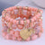 Multilayer Bohemian Beads Bracelet with Heart Charm