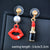 Multiple Style Colorful Asymmetrical Enamel Drop Earrings Collection