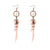 Natural Long Feather Dream Catcher Bohemian Earrings