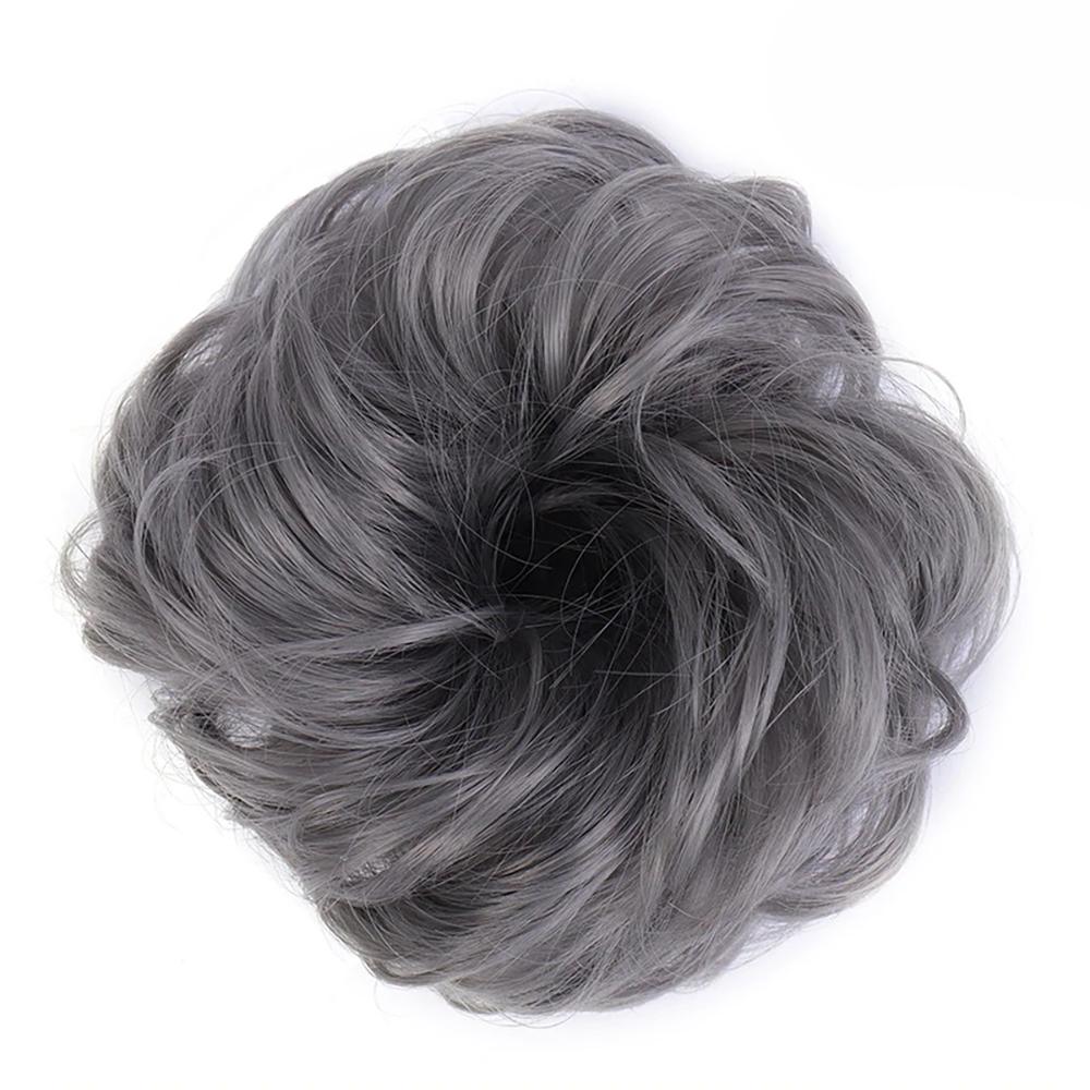 Natural Look Synthetic Messy Hair Bun Scrunchie Extension – Boots
