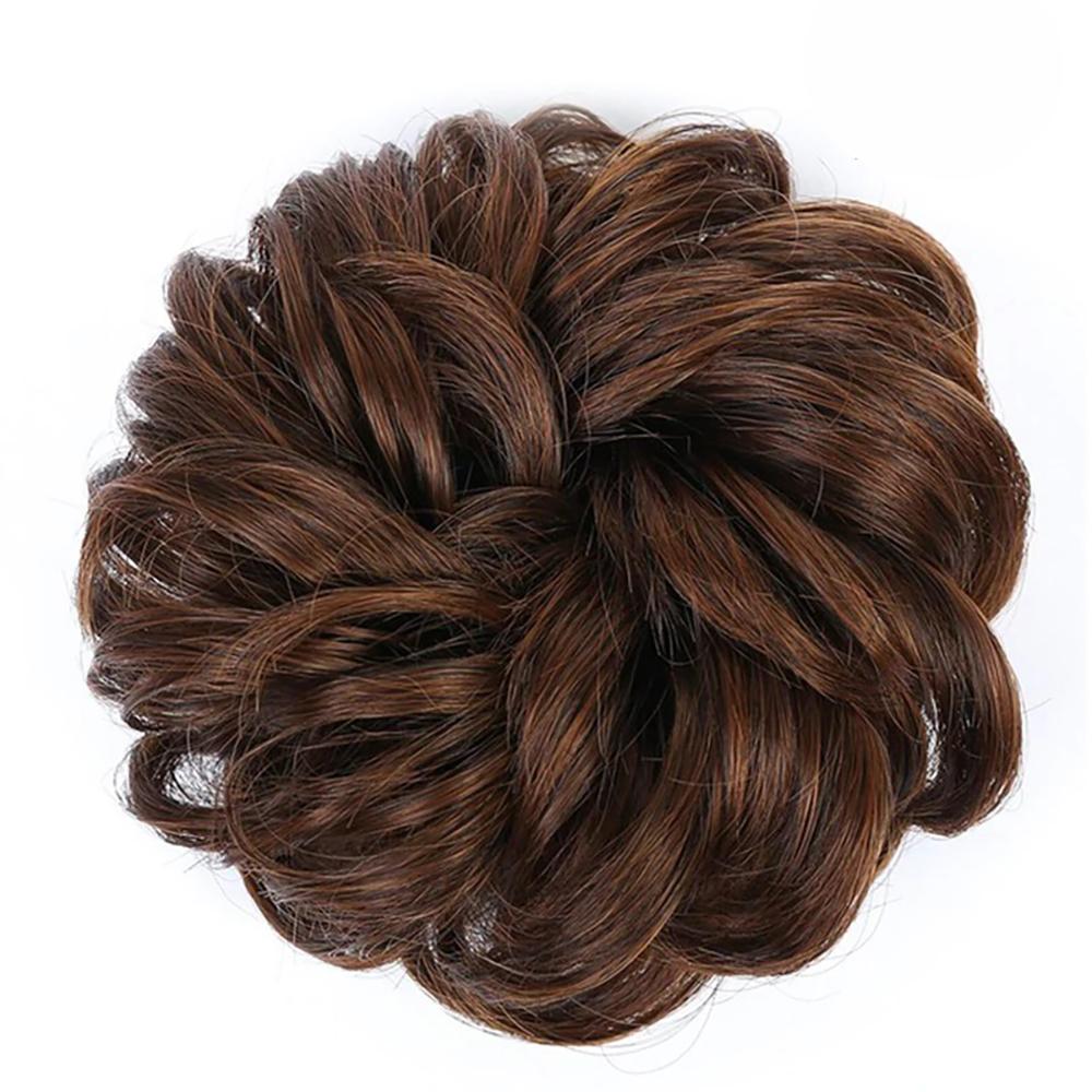 Natural Look Synthetic Messy Hair Bun Scrunchie Extension – Boots