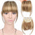 Natural Straight Full Hair Bangs Clip In Wig Extension