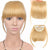 Natural Straight Full Hair Bangs Clip In Wig Extension